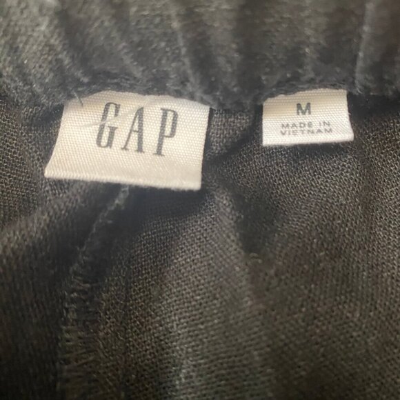 🖤 GAP Relaxed Black Linen-Blend Pants - Size M | Easy Pull-On Everyday Style 🖤 - Picture 6 of 8